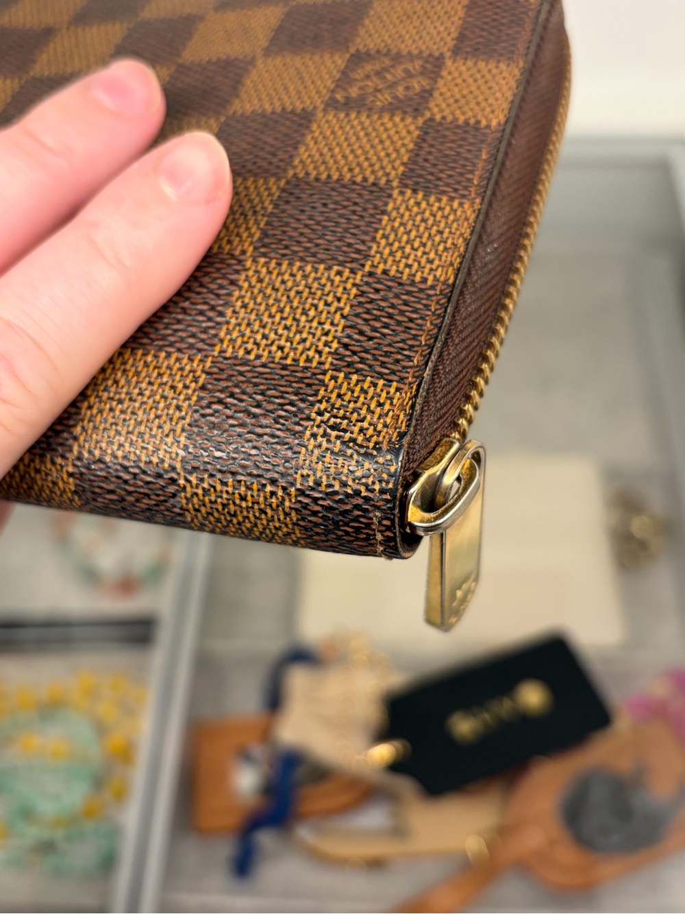 Louis Vuitton Damier Ebene Zippy Organizer Wallet - Picture 16 of 16
